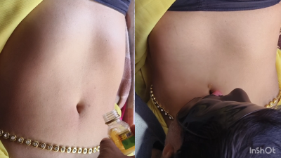 ANAMIKA#61 - Anamika’s Honey-Filled Navel Licked and Sucked While Her Waist Chain Dances